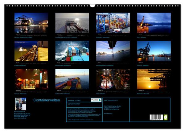 Produktbild: Containerwelten (Wandkalender 2026 DIN A2 quer), CALVENDO Monatskalender