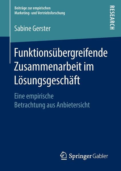 Produktbild: Funktions&uuml;bergreifende Zusammenarbeit im L&ouml;sungsgesch&auml;ft