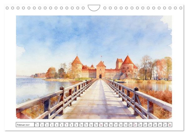 Produktbild: Reise durch Litauen (Wandkalender 2027 DIN A4 quer), CALVENDO Monatskalender