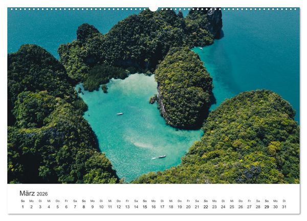 Produktbild: Thailand - Das Land des L&auml;chelns. (Wandkalender 2026 DIN A2 quer), CALVENDO Monatskalender