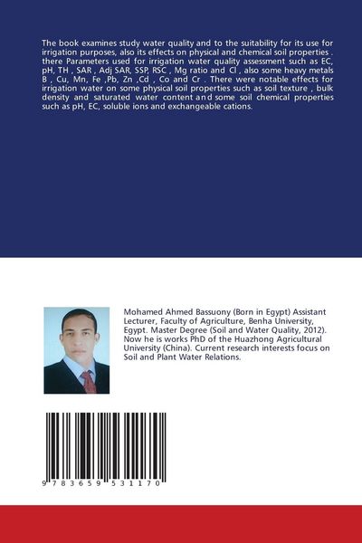 Produktbild: A Quality Irrigation Water and Its Effects On Soil Properties