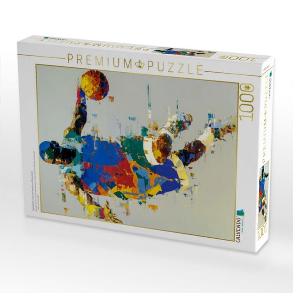 Produktbild: CALVENDO Puzzle Basketball, zwischen Impuls und Impression | 1000 Teile Lege-Gr&ouml;&szlig;e 64x48cm Foto-Puzzle f&uuml;r gl&uuml;ckliche Stunden