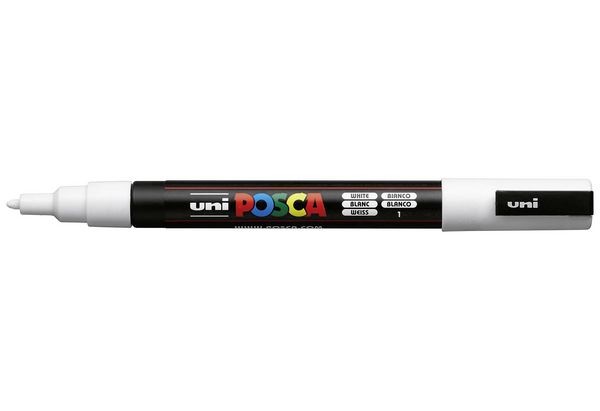 Produktbild: Faber-Castell Marker uni POSCA PC-3M wei&szlig;