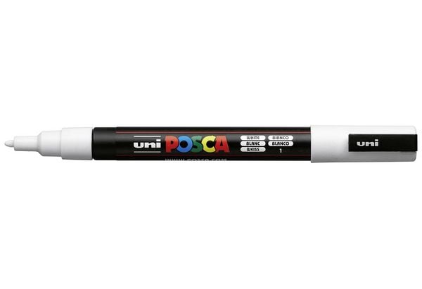 Produktbild: Faber-Castell Marker uni POSCA PC-3M wei&szlig;