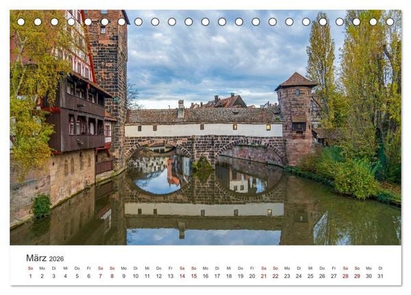 Produktbild: Franken - Malerische Orte und Landschaften (Tischkalender 2026 DIN A5 quer), CALVENDO Monatskalender