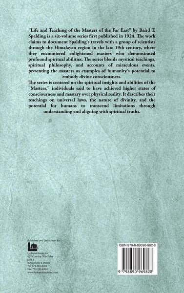 Produktbild: Life And Teaching of Masters from Far East