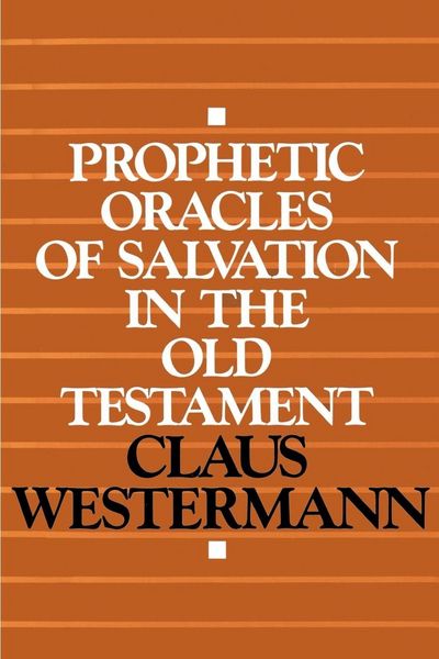 Produktbild: Prophetic Oracles of Salvation in the Old Testament