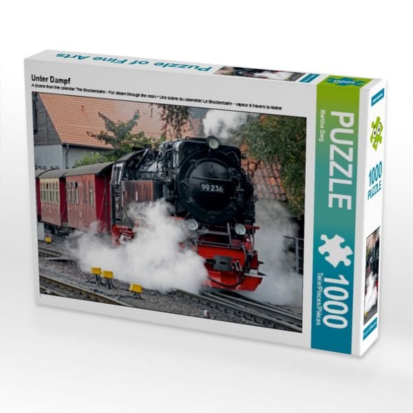 Produktbild: CALVENDO Puzzle Unter Dampf | 1000 Teile Lege-Gr&ouml;&szlig;e 64x48cm Foto-Puzzle f&uuml;r gl&uuml;ckliche Stunden