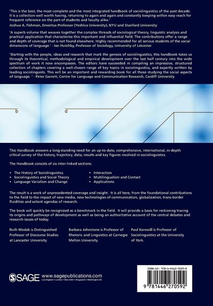 Produktbild: The SAGE Handbook of Sociolinguistics
