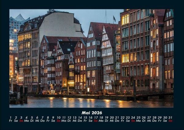 Produktbild: Hamburg 2026 Fotokalender DIN A4