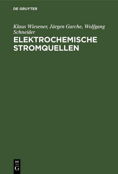 Produktbild: Elektrochemische Stromquellen