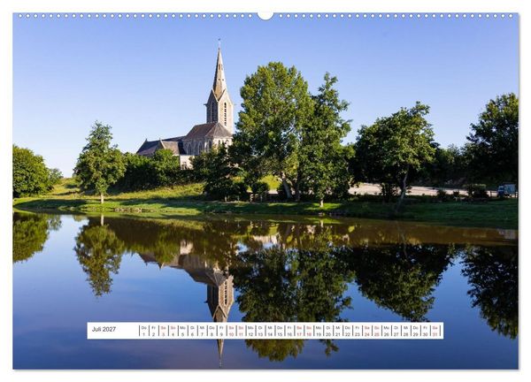Produktbild: Pittoreske Normandie (hochwertiger Premium Wandkalender 2027 DIN A2 quer), Kunstdruck in Hochglanz