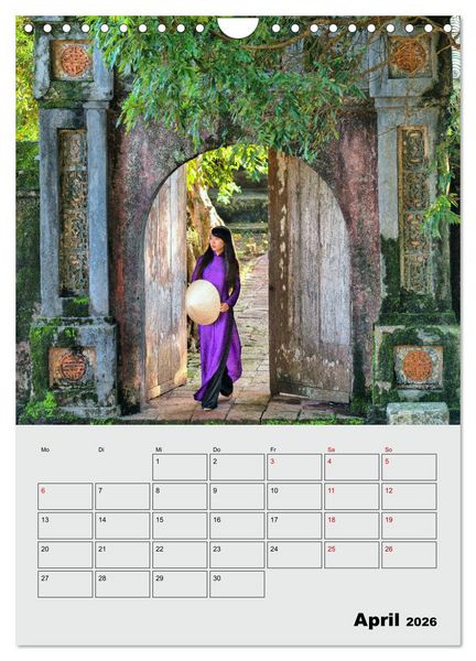 Produktbild: VIETNAM - Mein Urlaubsplaner (Wandkalender 2026 DIN A4 hoch), CALVENDO Monatskalender
