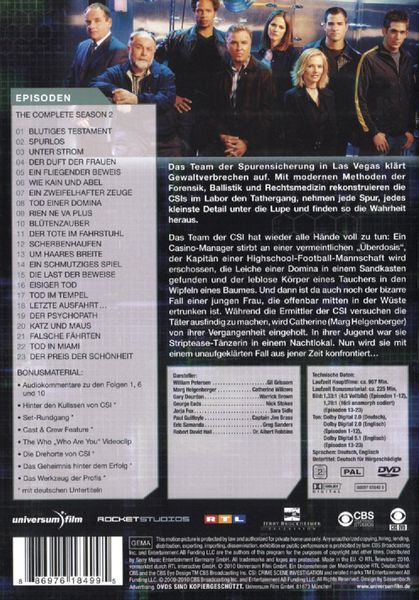 Produktbild: CSI - Season 2 [6 DVDs]