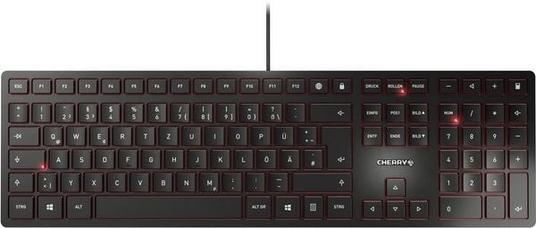 Produktbild: Cherry Tastatur KC 6000 Slim, USB, schwarz