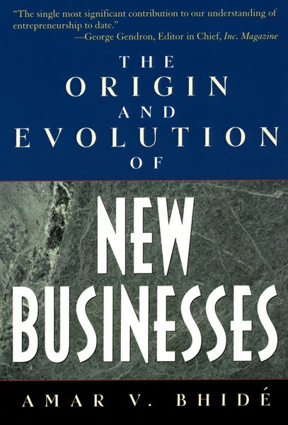 Produktbild: The Origin and Evolution of New Businesses
