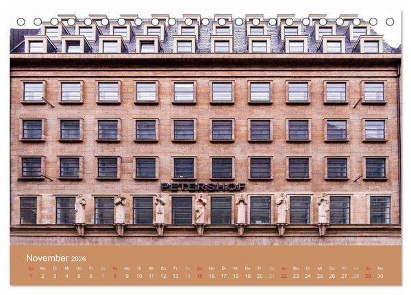 Produktbild: Leipzig - Vom Jugendstil zum Art Deco (Tischkalender 2026 DIN A5 quer), CALVENDO Monatskalender