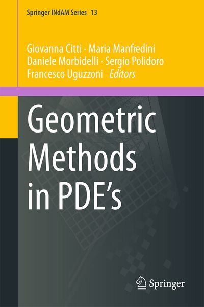 Produktbild: Geometric Methods in PDE&rsquo;s