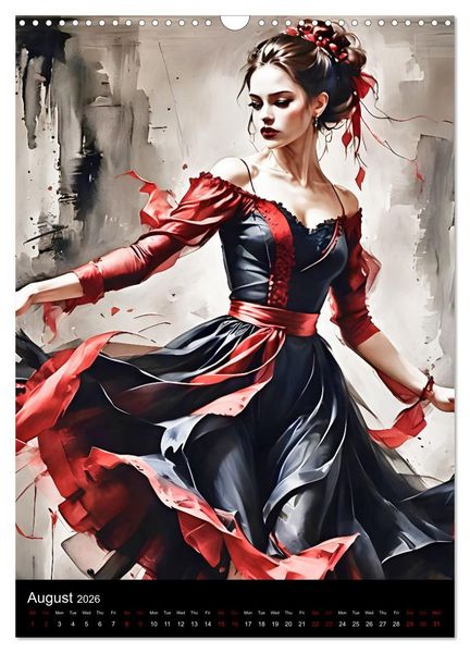 Produktbild: Dancing Elegance (Wall Calendar 2026 DIN A3 portrait), CALVENDO 12 Month Wall Calendar