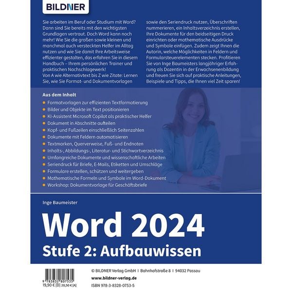 Produktbild: Word 2024 - Stufe 2: Aufbauwissen