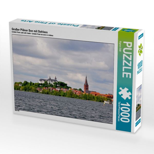 Produktbild: CALVENDO Puzzle Gro&szlig;er Pl&ouml;ner See mit Schloss | 1000 Teile Lege-Gr&ouml;&szlig;e 64x48cm Foto-Puzzle f&uuml;r gl&uuml;ckliche Stunden