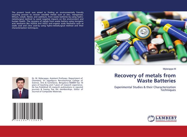 Produktbild: Recovery of metals from Waste Batteries