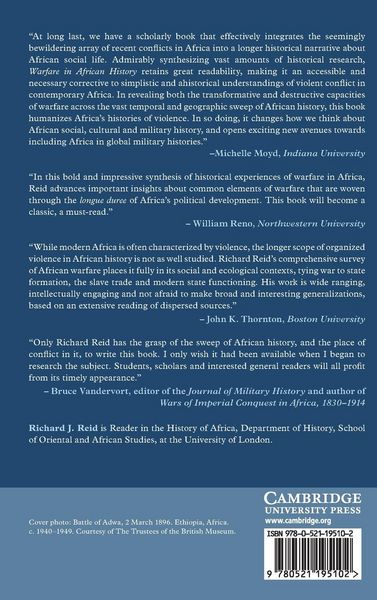 Produktbild: Warfare in African History