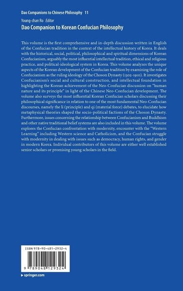 Produktbild: Dao Companion to Korean Confucian Philosophy