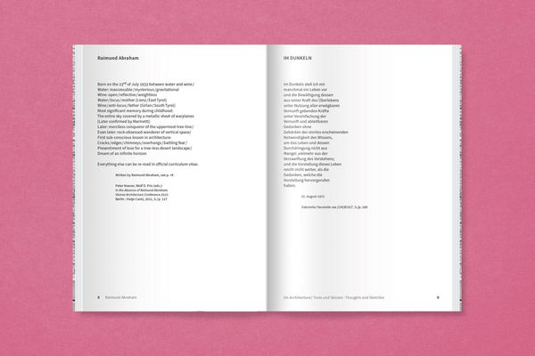 Produktbild: Raimund Abraham: On Architecture