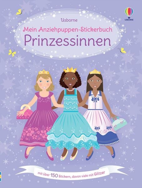 Produktbild: Meine glitzernden Anziehpuppen-Stickerb&uuml;cher mini: Im Ballett, Feen, Freundinnen und Prinzessinnen