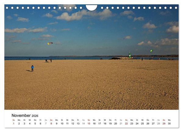 Produktbild: Ostseeheilbad Travem&uuml;nde - L&uuml;becks sch&ouml;nste Tochter (Wandkalender 2026 DIN A4 quer), CALVENDO Monatskalender