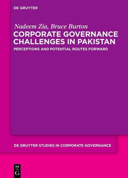 Produktbild: Corporate Governance Challenges in Pakistan