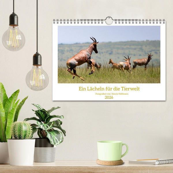 Produktbild: Ein L&auml;cheln f&uuml;r die Tierwelt (Wandkalender 2026 DIN A4 quer), CALVENDO Monatskalender