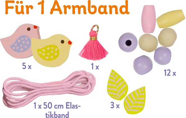 Produktbild: DIY- Holzperlenarmband / Ostern Kinder
