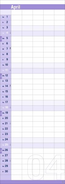 Produktbild: Allround-Familienplaner Vertical Kalender 2027