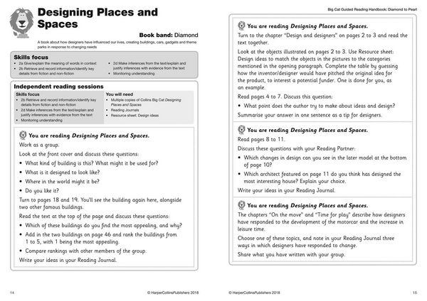 Produktbild: Collins Big Cat - Guided Reading Handbook Diamond to Pearl