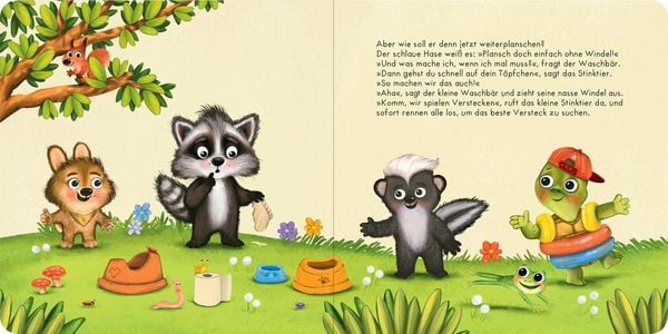 Produktbild: Der Baby Waschb&auml;r braucht keine Windel mehr