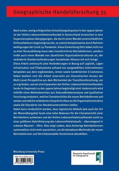 Produktbild: Die Expansion des Online-Lebensmitteleinzelhandels in Deutschland