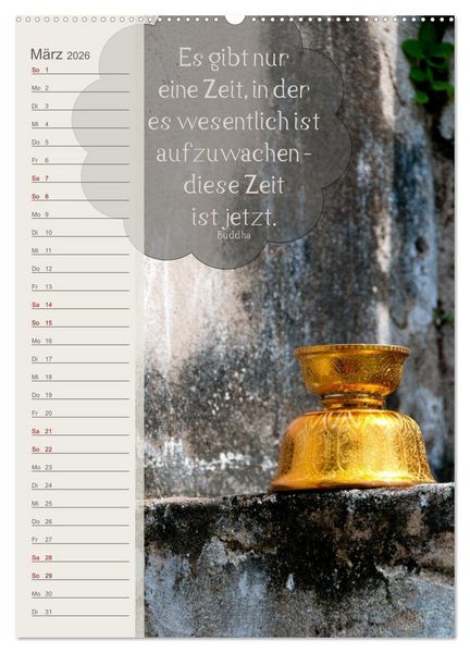 Produktbild: Tempelsch&auml;tze (Wandkalender 2026 DIN A2 hoch), CALVENDO Monatskalender