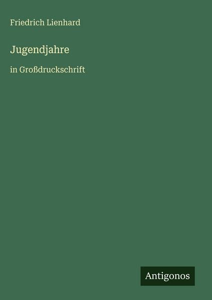 Produktbild: Jugendjahre