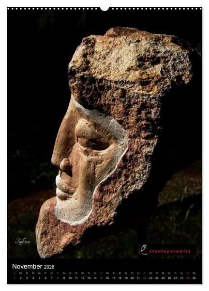 Produktbild: Kunstkalender 2026 - Encaustic und Tuffstein - Skulpturen (hochwertiger Premium Wandkalender 2026 DIN A2 hoch), Kunstdruck in Hochglanz