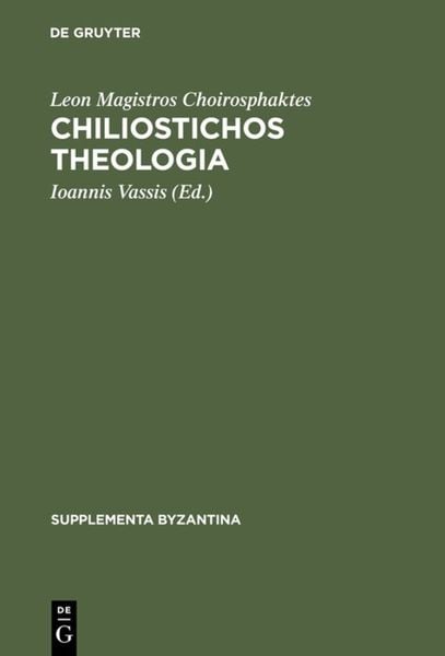 Produktbild: Chiliostichos Theologia