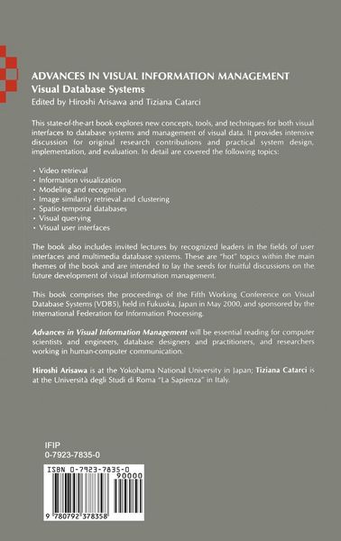 Produktbild: Advances in Visual Information Management