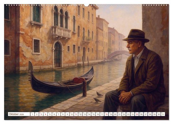 Produktbild: Ernest Hemingway (Wandkalender 2026 DIN A2 quer), CALVENDO Monatskalender
