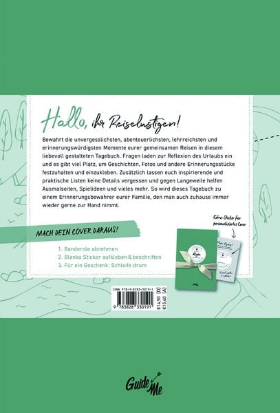 Produktbild: GuideMe Reisetagebuch Travel Memories &bdquo;F&uuml;r Familien&ldquo;