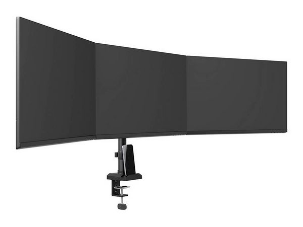 Produktbild: Neomounts DS60-600BL3 Monitor-Standfu&szlig; 3 Display(s) 25,4 cm (10") - 68,6 cm (27") Schwarz H&ouml;henverstellbar, Neigbar, Schwenkbar, Stand