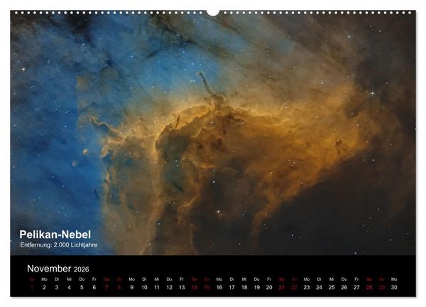 Produktbild: Juwelen des Nachthimmels (Wandkalender 2026 DIN A2 quer), CALVENDO Monatskalender