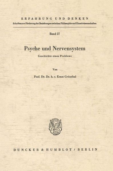 Produktbild: Psyche und Nervensystem.