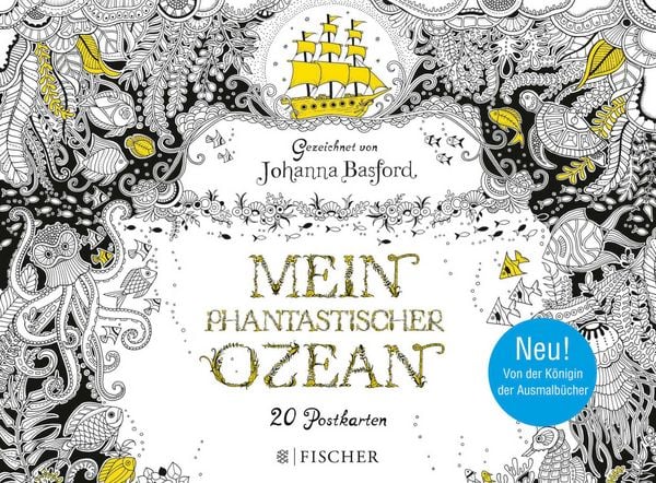 Produktbild: Phantastischer Ozean - Postkartenbuch