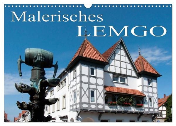 Malerisches Lemgo (Wandkalender 2026 DIN A3 quer), CALVENDO Monatskalender
